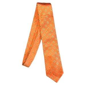Michael Kors Tie Orange with Diamond Pattern